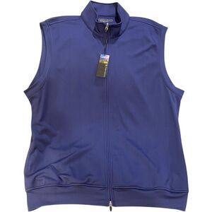 NWT Pebble Beach Performance Vest Dark Blue Pullover Size XL